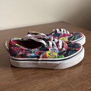 Vans Kids Sneakers in all female Marvel superhero Print